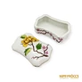 Kép 4/5 - Hollóházi porcelán -  Virág mintás bonbonier