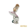 Kép 3/10 - Herendi porcelán -  Kislány cicával