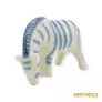 Kép 2/10 - Polonne porcelán -  Legelésző zebra