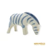 Kép 4/10 - Polonne porcelán -  Legelésző zebra
