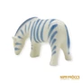 Kép 8/10 - Polonne porcelán -  Legelésző zebra