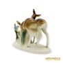 Kép 6/10 - Lippelsdorf porcelán -  Őzikék madárral