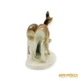 Kép 7/10 - Lippelsdorf porcelán -  Őzikék madárral