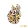 Kép 9/10 - Lippelsdorf porcelán -  Barokk pár