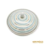 Kép 3/5 - Hollóházi porcelán -  Bonbonier arany-kék csíkokkal