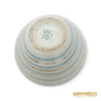 Kép 5/5 - Hollóházi porcelán -  Bonbonier arany-kék csíkokkal