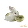 Kép 1/10 - Zsolnay porcelán - Nyúl levéllel
