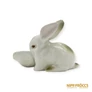Kép 5/10 - Zsolnay porcelán -  Nyúl levéllel