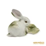 Kép 8/10 - Zsolnay porcelán -  Nyúl levéllel