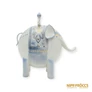 Kép 1/10 - Aquincumi porcelán - Maharadzsa elefánton aquazúr festéssel