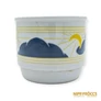 Kép 3/9 - Zsolnay porcelán -  Felhő és nap mintás bögre