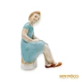 Kép 2/10 - Budapesti porcelán -  Ülő lány