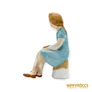 Kép 6/10 - Budapesti porcelán -  Ülő lány