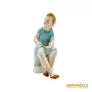 Kép 8/10 - Budapesti porcelán -  Ülő lány
