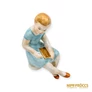 Kép 9/10 - Budapesti porcelán -  Ülő lány