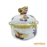 Kép 3/6 - Herendi porcelán -  Bonbonier pillangós fogóval