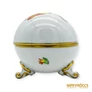 Kép 5/8 - Herendi porcelán -  Tojás alakú bonbonier