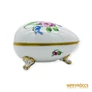 Kép 6/8 - Herendi porcelán -  Tojás alakú bonbonier