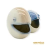 Kép 8/10 - Aquincumi porcelán -  Hal pár aquazúr festéssel