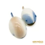 Kép 9/10 - Aquincumi porcelán -  Hal pár aquazúr festéssel