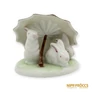 Kép 2/9 - Hollóházi porcelán -  Nyulak esernyő alatt