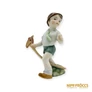 Kép 8/10 - Herendi porcelán -  Falovacskás kisfiú