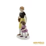 Kép 7/10 - Volkstedt porcelán -  Anya leányával