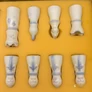 Kép 6/8 - Aquincumi porcelán -  Sakk-készlet aquazúr festéssel