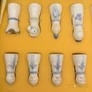 Kép 7/8 - Aquincumi porcelán -  Sakk-készlet aquazúr festéssel