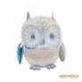 Kép 1/10 - Aquincumi porcelán - Nagy bagoly aquazúr festéssel