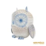 Kép 8/10 - Aquincumi porcelán -  Nagy bagoly aquazúr festéssel