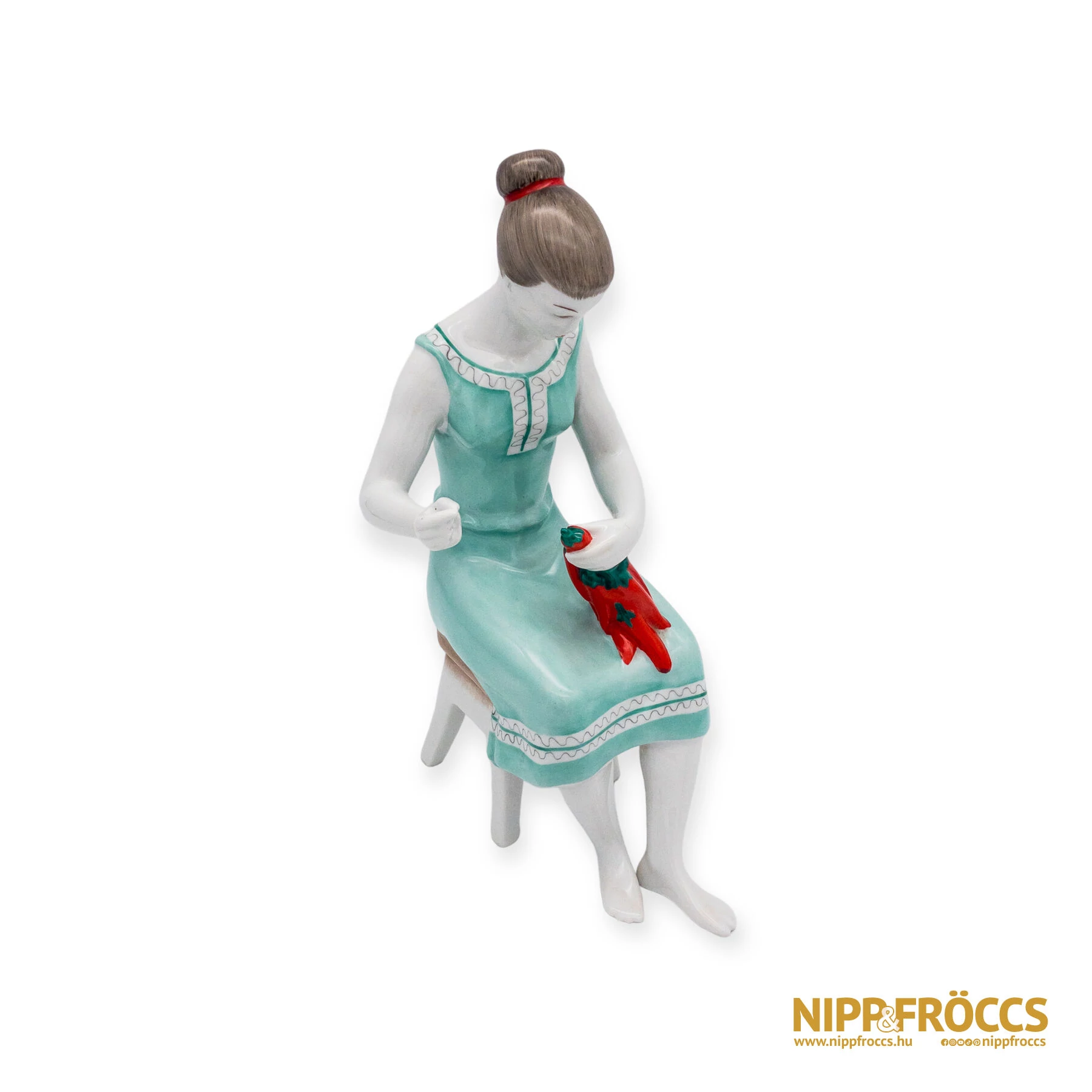 Paprikafűző nő