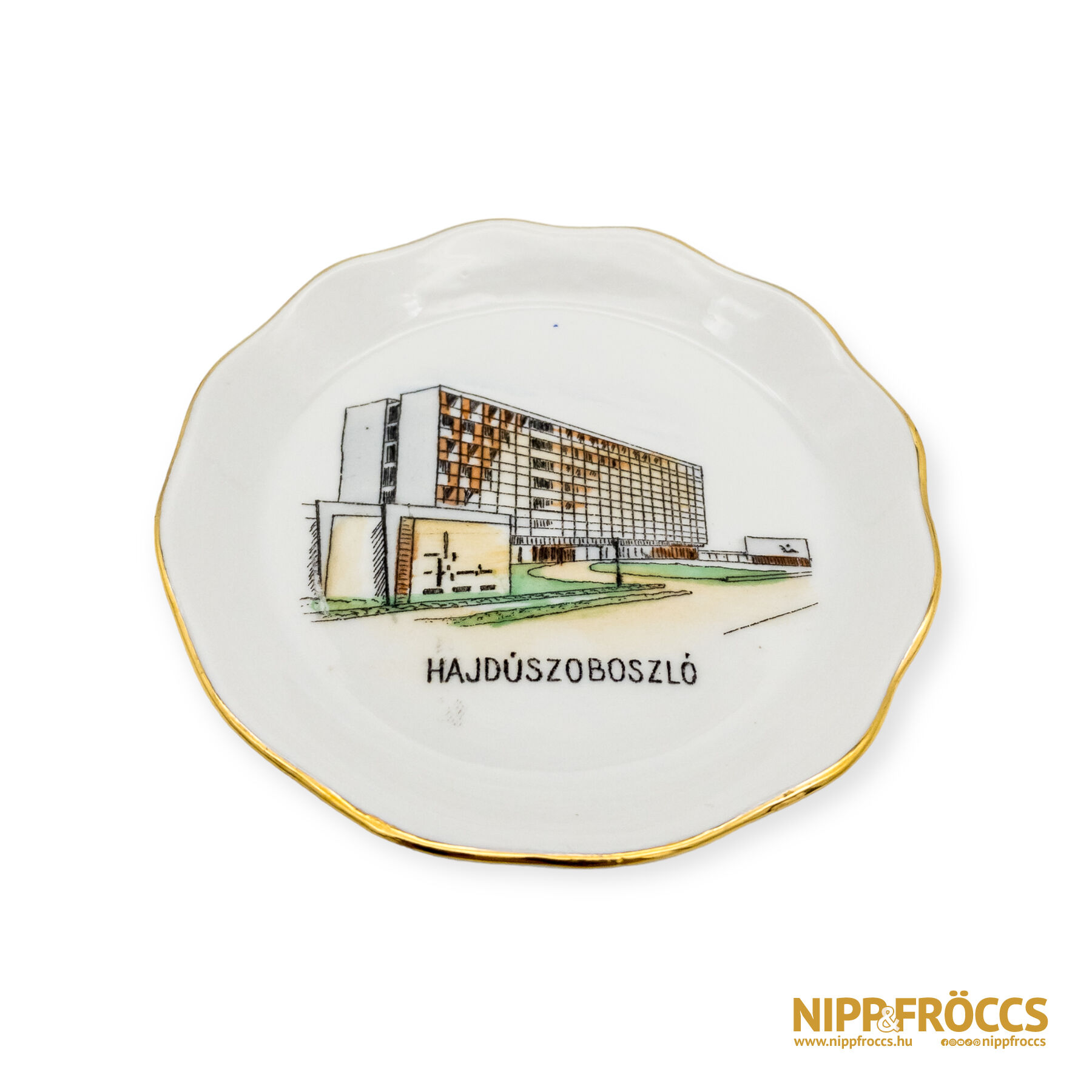 Hajdúszoboszlói emlék tányér