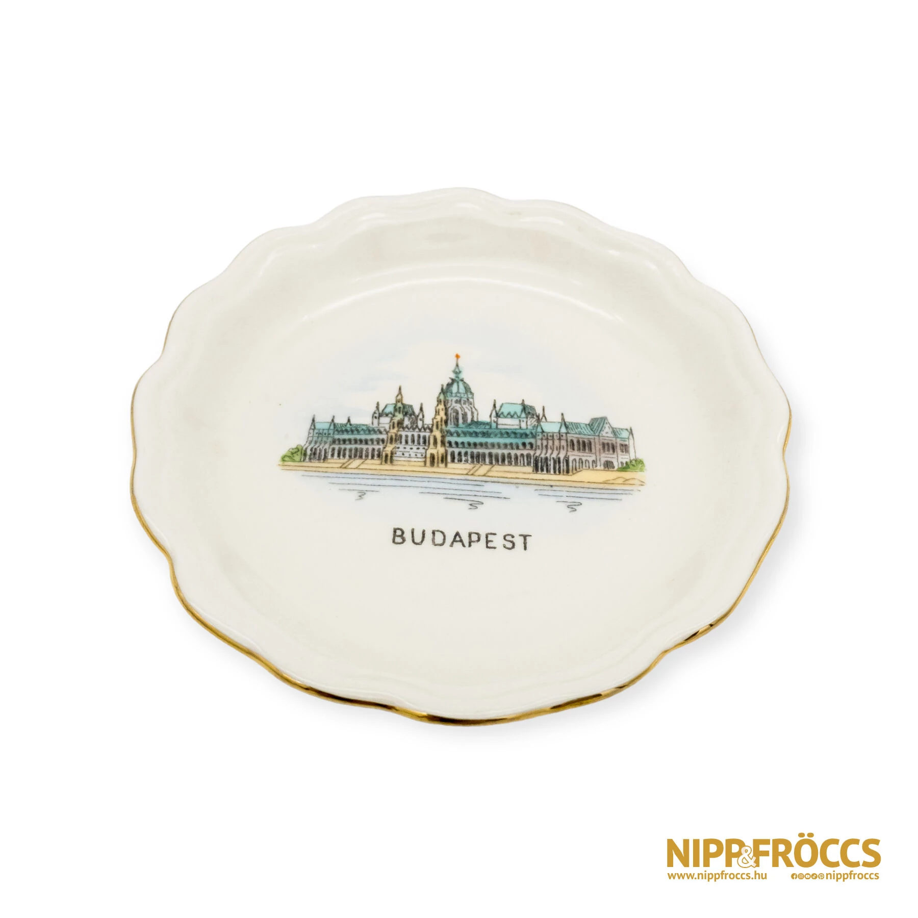 Budapesti emlék tányér
