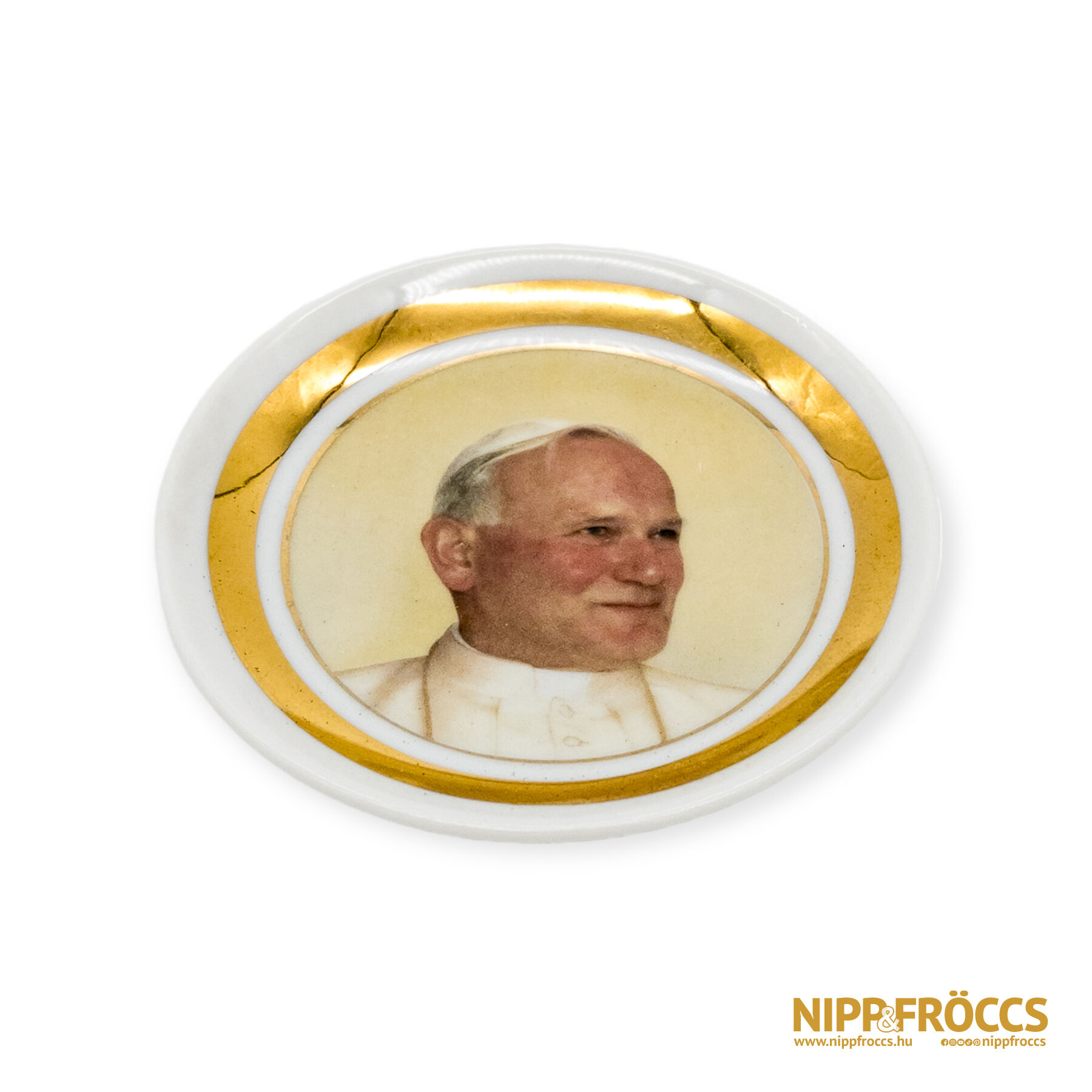 II. János Pál pápa kis tál